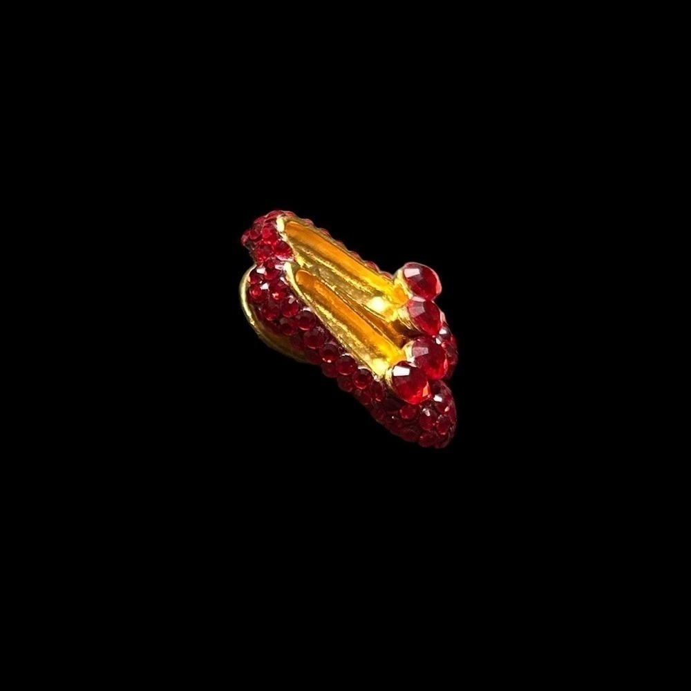 Vintage Ruby Red Slipper Pin - Picture 13 of 16